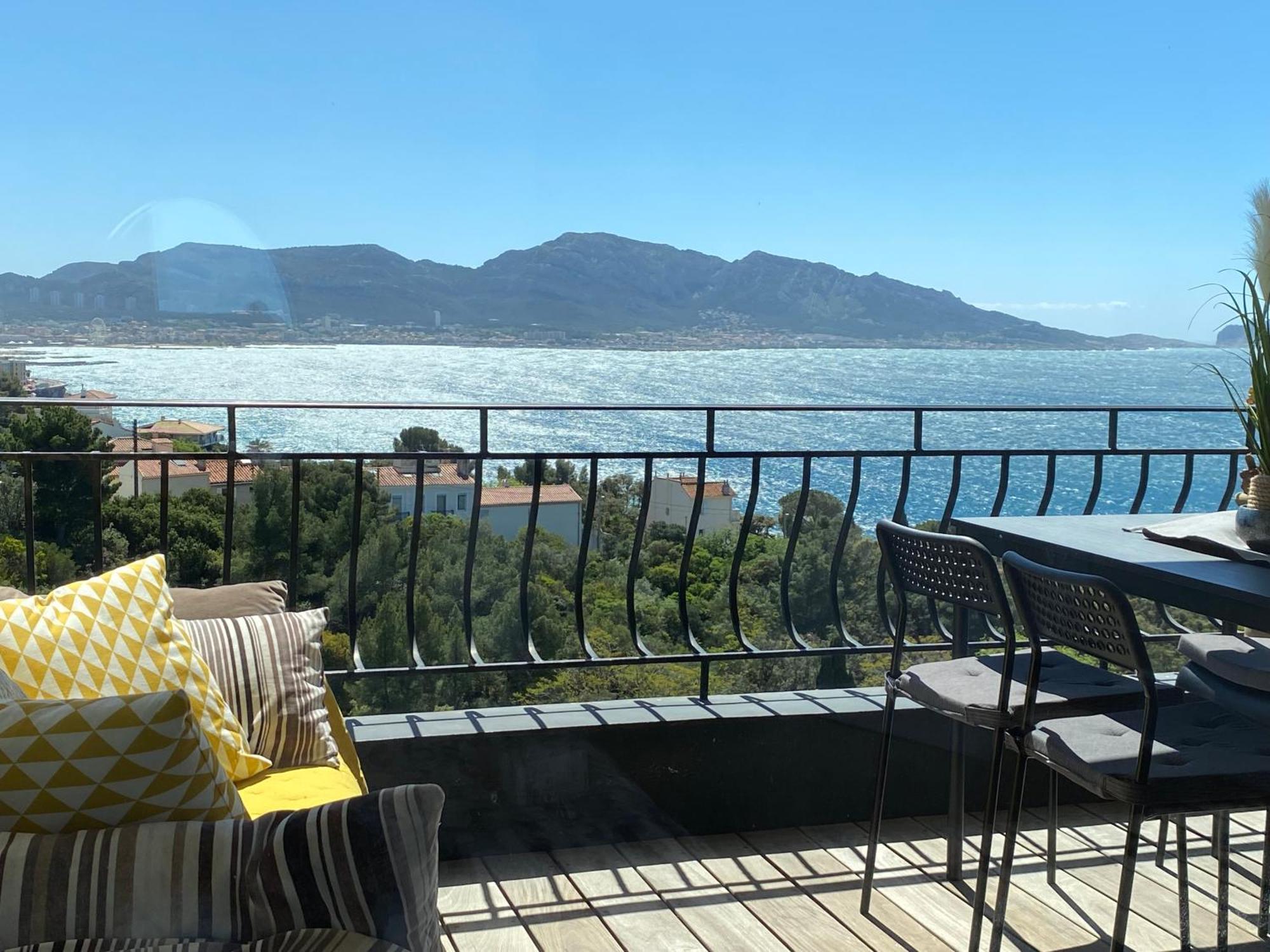 Apartament Vu Sur Mer Corniche Marsylia Zewnętrze zdjęcie