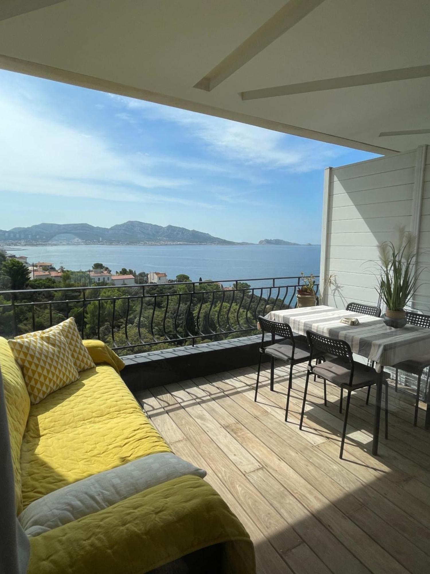 Apartament Vu Sur Mer Corniche Marsylia Zewnętrze zdjęcie